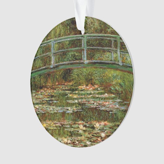 Monet French Japanese Bridge Giverney Ornament (Vorderseite)