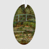 Monet French Japanese Bridge Giverney Ornament (Vorderseite)