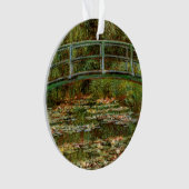 Monet French Japanese Bridge Giverney Ornament (Vorderseite)