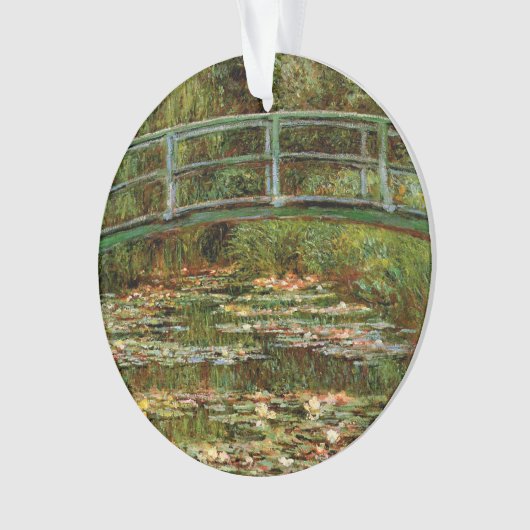 Monet French Japanese Bridge Giverney Ornament (Vorderseite)