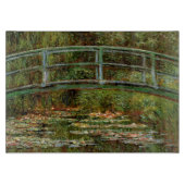 Monet French Japanese Bridge Giverney Schneidebrett (Vorderseite)