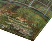 Monet French Japanese Bridge Giverney Schneidebrett (Ecke)