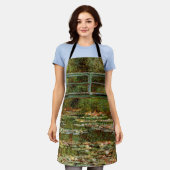 Monet French Japanese Bridge Giverney Schürze (Getragen)