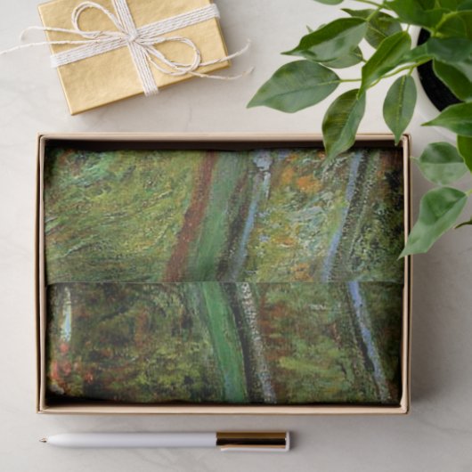 Monet French Japanese Bridge Giverney Seidenpapier (Geschenk)