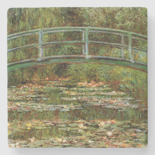 Monet French Japanese Bridge Giverney Steinuntersetzer