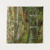 Monet French Japanese Bridge Giverney Wandteppich (Vorderseite (Horizontal))