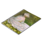 Monet Frühjahr-Notizbuch Notizblock (Linke Seite)