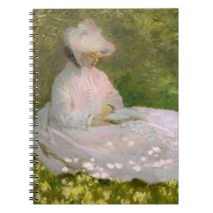 Monet Frühjahr-Notizbuch Notizblock