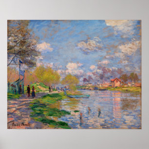 Monet - Frühling an der Seine Poster