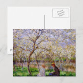 Monet - Frühling Postkarte (Vorne/Hinten)