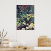 Monet - Frühlingsblumen Poster (Küche)