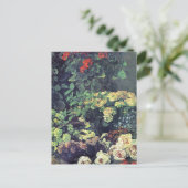 Monet - Frühlingsblumen Postkarte (Stehend Vorderseite)