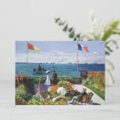 Monet Garden bei Sainte Adresse Einladungen (Stehend Vorderseite)