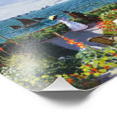 Monet Garden bei Sainte Adresse Fotodruck (Ecke)