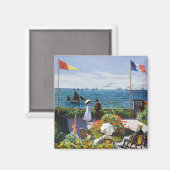 Monet Garden bei Sainte Adresse Magnet (Vorderseite/Rückseite)