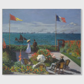 Monet Garden bei Sainte-Adresse Malerei Geschenkpapier (Flach)