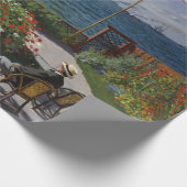 Monet Garden bei Sainte-Adresse Malerei Geschenkpapier (Ecke)