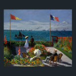 Monet Garden bei Sainte-Adresse Malerei Poster<br><div class="desc">Impressionistisches Gemälde von Monet - Klassische Meisterwerke - Claude Monets beeindruckende Malserie - Garten bei Sainte-Adresse</div>