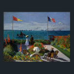Monet Garden bei Sainte-Adresse Malerei Poster<br><div class="desc">Impressionistisches Gemälde von Monet - Klassische Meisterwerke - Claude Monets beeindruckende Malserie - Garten bei Sainte-Adresse</div>