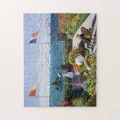 Monet Garden bei Sainte Adresse Puzzle (Vertikal)