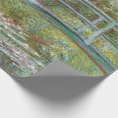 Monet, garden, classic, painting geschenkpapier (Ecke)