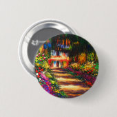 Monet Garden - Giverny Button (Vorne & Hinten)