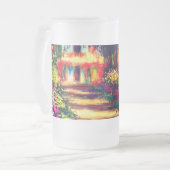 Monet Garden - Giverny Mattglas Bierglas (Vorderseite Links)