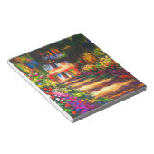Monet Garden - Giverny Notizblock (angewinkelt)