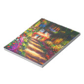 Monet Garden - Giverny Notizblock (Rotiert)