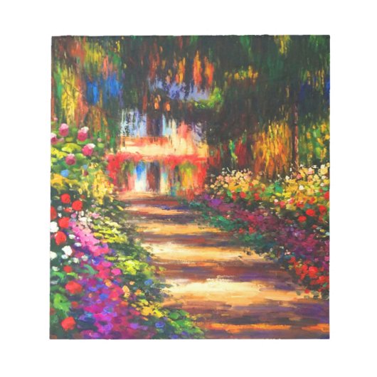 Monet Garden - Giverny Notizblock (Vorderseite)
