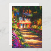 Monet Garden - Giverny Save The Date (Vorne/Hinten)