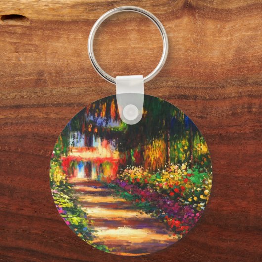 Monet Garden - Giverny Schlüsselanhänger (Vorderseite)