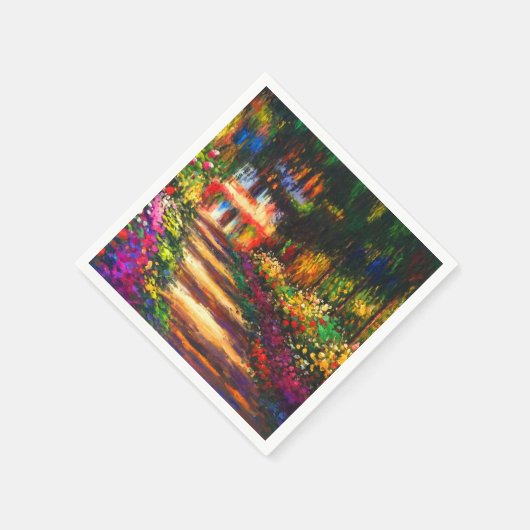 Monet Garden - Giverny Serviette (Ecke)