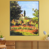 Monet - Garden in Bloom Leinwanddruck (Insitu (Wohnzimmer))