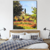 Monet - Garden in Bloom Leinwanddruck (Insitu (Schlafzimmer))