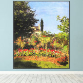 Monet - Garden in Bloom Leinwanddruck (Insitu (Holzboden))