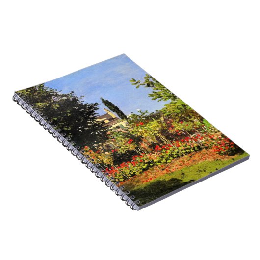 Monet - Garden in Bloom Notizblock (Rechte Seite)