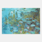 Monet Garden Landschaften Geschenkpapier Set (Vorderseite)