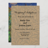 Monet Garden Vetheuil Impressionim Malerei Einladung (Vorne/Hinten)