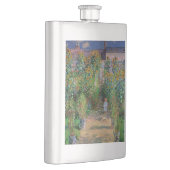 Monet Garden Vetheuil Impressionim Malerei Flachmann (Rechts)