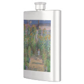 Monet Garden Vetheuil Impressionim Malerei Flachmann (Links)