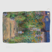 Monet Garden Vetheuil Impressionim Malerei Golfhandtuch (Horizontal)