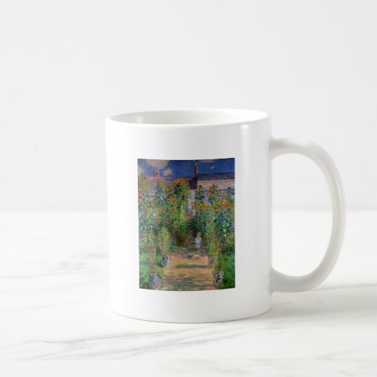 Monet Garden Vetheuil Impressionim Malerei Kaffeetasse (Rechts)