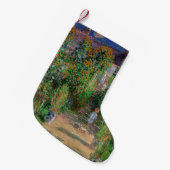Monet Garden Vetheuil Impressionim Malerei Kleiner Weihnachtsstrumpf (Vorderansicht (hängend))