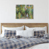 Monet Garden Vetheuil Impressionim Malerei Leinwanddruck (Insitu (Schlafzimmer))