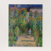 Monet Garden Vetheuil Impressionim Malerei Puzzle (Vertikal)