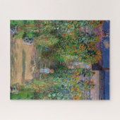 Monet Garden Vetheuil Impressionim Malerei Puzzle (Horizontal)