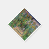 Monet Garden Vetheuil Impressionim Malerei Serviette (Ecke)