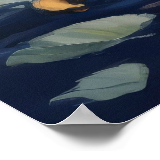 Monet Gardens Poster (Ecke)