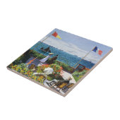 Monet Garten an Sainte Adresse Fliese (Seite)